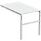 Treston Table d'extension angulaire TP 712K pour tables de travail Treston Série TP &amp; TPH, L 1200 x P 700 mm