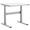 Treston TED Arbeitstisch M750, B 900 x T 800 mm, elektrisch höhenverstellbar, T-Fuss, lichtgrau RAL 7035