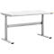 Treston TED werktafel M1350 ESD, B 1500 x D 800 mm, elektrisch in hoogte verstelbaar, T-voet, lichtgrijs RAL 7035