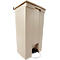 Tretabfalleimer Rubbermaid Legacy, 87 Liter, Step-on, Deckeldämpfer, Kunststoff, beige