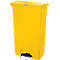Tretabfalleimer Slim Jim®, Kunststoff, Fassungsvermögen 68 Liter, gelb