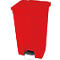 Tretabfallsammler aus Polyethylen 90 l, rot