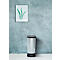 Treteimer Rotho duo PASO, 2x 25 l, oval, geruchsdicht, Kunststoff (BPA-frei), silber metallic