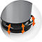 Treteimer Rotho PASO, 30 l, rund, Kunststoff, Carbon metallic