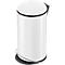 Tretmülleimer Hailo Harmony L, 20 l, rund, Soft-Close-Deckel, Stahlblech, weiß