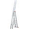 TRIBILO Vielzweckleiter, 3 x 12 Sprossen