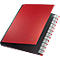 Trieur LEITZ®, pour format A4, alphabétique, 26 compartiments, carton gris, rouge
