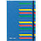 Trieur PAGNA, pour format A4, A-Z, 12 compartiments, carton, bleu