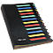 Trieur PAGNA, pour format A4, A-Z, 24 compartiments, carton, noir
