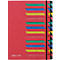 Trieur PAGNA, pour format A4, A-Z, 24 compartiments, carton, rouge