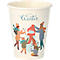 Trinkbecher Papstar 'Hello Winter', Pappe, 200 ml, Ø 8 x H 9,2 cm, weiss, 50 Stück