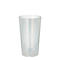 Trinkbecher Papstar, Mehrweg, 0,2 l, Ø 65 mm, mit Füllstrich & Stapelkante, unzerbrechlich, spülmaschinengeeignet, r, PP, transluzent, 10 Stück