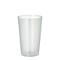 Trinkbecher Papstar, Mehrweg, 0,3 l, Ø 78 x H 118 mm, mit Füllstrich, unzerbrechlich, spülmaschinengeeignet, recycelbar, PP, transluzent, 25 Stück