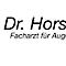 Text "Dr. Horst Facharzt für Augenheilkunde" in black font on a white background.