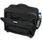 Trolley pour ordinateur portable LIGHTPAK®, pour 1 ordinateur portable jusqu'à 17', compartiment principal et 3 compartiments zippés, poche filet, roulettes, PET recyclé, noir