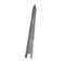 Long, silver metal profile, slightly angled against a white background.