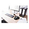 Trust Bigfoot Gel Mouse Pad - Mauspad mit Handgelenkpolsterkissen - Schwarz