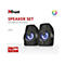 Trust Gemi RGB - Lautsprecher - für PC - 6 Watt (Gesamt) - Schwarz