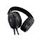 Schwarzes PlayStation Gaming-Headset mit Ohrpolstern und Kabel vor weißem Hintergrund.