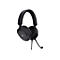 Schwarzes PlayStation Gaming-Headset mit Bügelmikrofon auf weißem Hintergrund.