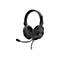 Schwarzes kabelgebundenes Trust Gaming-Headset mit Ohrpolstern und schwenkbarem Mikrofon vor weißem Hintergrund.
