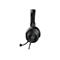 Schwarzes Trust Headset mit Mikrofonarm vor weißem Hintergrund.
