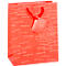 TSI geschenktasje Laura, medium formaat, 18 x 10 x 23 cm, scheurvast, set van 12, geassorteerde kleuren