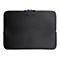 Schwarze Laptoptasche mit ReiÃŸverschluss und Schriftzug COLORE BY TUCANO.