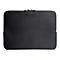 Schwarze Laptoptasche mit ReiÃŸverschluss und dem Logo COLORE by Tucano.