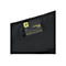 Schwarzes Etikett mit gelbem Schriftzug: Second Skin Top, Tech&Style Milano und Tucano Logo.