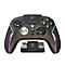 Manette Turtle Beach noire avec LED colorées et station de charge.