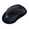 Schwarze Gaming-Maus mit blauem Leuchten und Logo. Scrollrad und Schriftzug 'Turtle Beach' sichtbar.