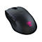 Schwarze Computermaus von Turtle Beach, pinkes Logo. 