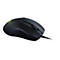 Schwarze Gaming-Maus mit Schriftzug "Turtle Beach" und leuchtendem Logo. Kabelgebunden, auf weißem Hintergrund.