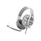 Hellgraues Headset mit Camouflage-Muster. Ein Mikrofon ist angebracht.