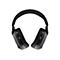Schwarzer Over-Ear-Kopfhörer, der auf weißem Hintergrund schwebt. Der Kopfbügel ist gewölbt, die Ohrmuscheln eckig.