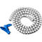 Tuyau de protection des câbles Helawrap, L 2 m x Ø 25 mm, gris