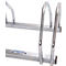 U-beugel fietsenrek - 1-zijdig - verzinkt staal - B 1330 x D 330 x H 260 mm - 5 parkeerplaatsen