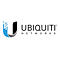 Logo von Ubiquiti Networks: U-förmiges Symbol mit blau-pixeligem Element, gefolgt vom Schriftzug "UBIQUITI NETWORKS".