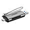 Ugreen - Kartenleser - 2 in 1 (microSD, microSDHC, microSDXC, MMC, RS-MMC, SD, SDHC, SDXC) - USB 3.0/USB-C