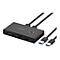 Ugreen - USB-Umschalter für die gemeinsame Nutzung von Peripheriegeräten - 4 x SuperSpeed USB 3.0 - Desktop