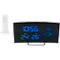 Uhrenradio Soundmaster® FUR100, UKW PLL, mit Funkuhr, Wetterstation & Außensensor, 2 Weckzeiten & 4 Wetterarten, Curved Design, schwarz