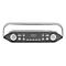 UKW Radio Soundmaster® RCD1755SI, CD/CD-R/CD-RW/CD-MP3, 5 Stationstasten & 10 Festsenderspeicher, Tragegriff, Netz- & Batteriebetrieb, silber