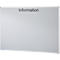 Ultradex Informationstafel "Information", Metall, magnethaftend, Wandmontage, inkl. Montagematerial, B 1200 x H 900 mm, silbergrau RAL 9006