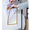 Ultradex infozak Limited Edition, DIN A4 voor staand en liggend formaat, magnetisch, temperatuurbestendig, PET-folie, 1 st, goud