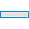 Ultradex insteekhoes, magnetisch, voor opschriften, B 312 x H 60 mm, A3, blauw