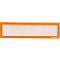 Ultradex insteekhoes, magnetisch, voor opschriften, B 312 x H 60 mm, A3, oranje