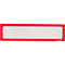 Ultradex insteekhoes, magnetisch, voor opschriften, B 312 x H 60 mm, A3, rood