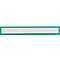 Ultradex insteekhoes, magnetisch, voor opschriften, B 435 x H 60 mm, A2, groen, 5 stuks