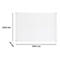 Weißes Whiteboard mit den Maßen 1500 mm x 1200 mm. Dicke: 10 mm.
